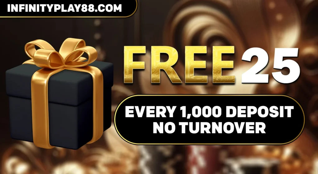 Infinity Play 88 Casino Fee 25 php Deposit Bonus